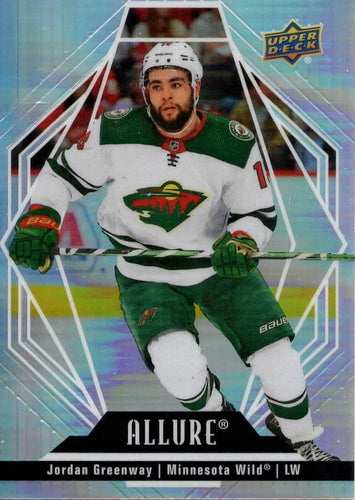 #19 Jordan Greenway - Minnesota Wild - 2022-23 Upper Deck Allure Hockey