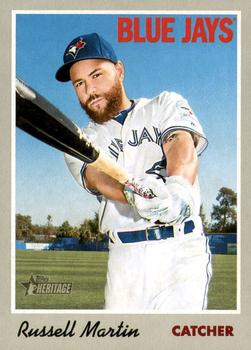 #19 Russell Martin - Toronto Blue Jays - 2019 Topps Heritage Baseball