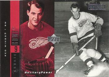 #AUX19 Gordie Howe - Detroit Red Wings - 1999-00 Upper Deck PowerDeck - Auxiliary Hockey