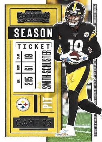 #19 JuJu Smith-Schuster - Pittsburgh Steelers - 2020 Panini Contenders Football