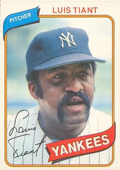 #19 Luis Tiant - New York Yankees - 1980 O-Pee-Chee Baseball