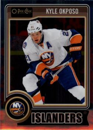 #19 Kyle Okposo - New York Islanders - 2014-15 O-Pee-Chee Platinum Hockey