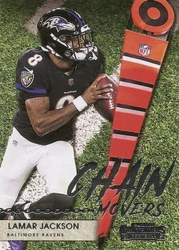#CM-LJA Lamar Jackson - Baltimore Ravens - 2021 Panini Contenders - Chain Movers Football
