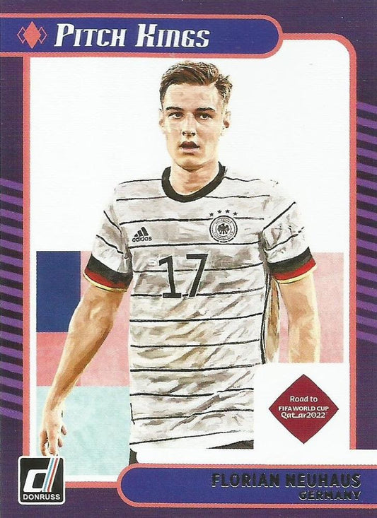 #19 Florian Neuhaus - Germany - 2021-22 Donruss - Pitch Kings Soccer
