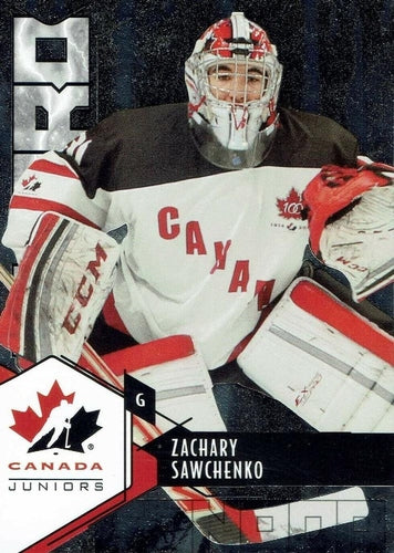 #H-19 Zachary Sawchenko - Canada - 2015 Upper Deck Team Canada Juniors - Hydro Hockey