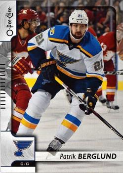 #19 Patrik Berglund - St. Louis Blues - 2017-18 O-Pee-Chee Hockey
