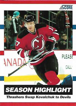 #19 Ilya Kovalchuk - New Jersey Devils - 2010-11 Score Hockey
