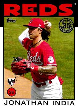 #86B-19 Jonathan India - Cincinnati Reds - 2021 Topps Update - 1986 Topps Baseball 35th Anniversary Baseball