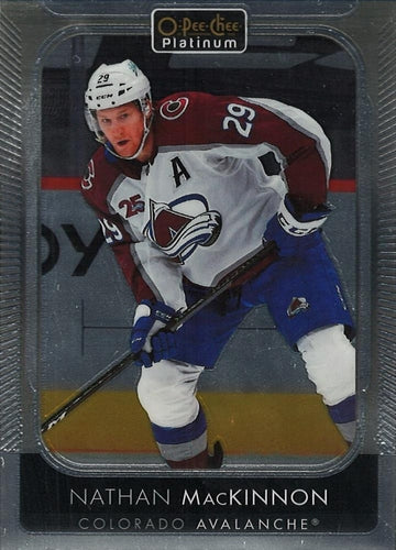 #19 Nathan MacKinnon - Colorado Avalanche - 2021-22 O-Pee-Chee Platinum Hockey