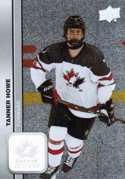#19 Tanner Howe - Canada - 2023 Upper Deck Team Canada Juniors - Patterned Foilboard Hockey