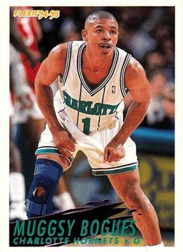 #19 Muggsy Bogues - Charlotte Hornets - 1994-95 Fleer Basketball