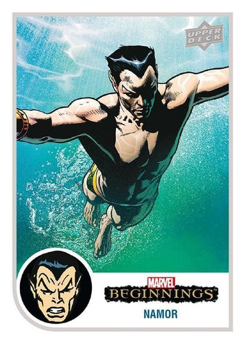 #1 Namor - 2022 Upper Deck Marvel Beginnings