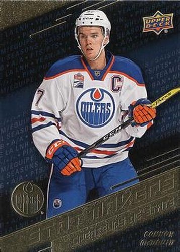#SM-1 Connor McDavid - Edmonton Oilers - 2017-18 Upper Deck Tim Hortons - Stat Makers Hockey