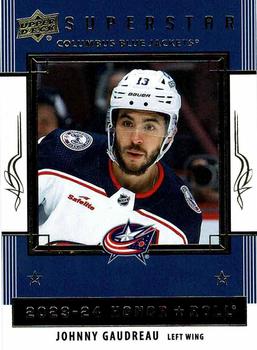 #HR-1 Johnny Gaudreau - Columbus Blue Jackets - 2023-24 Upper Deck - Honor Roll Hockey