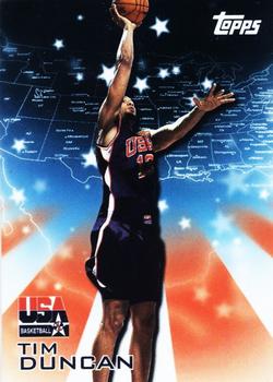 #1 Tim Duncan - USA - 2000 Topps Team USA Basketball
