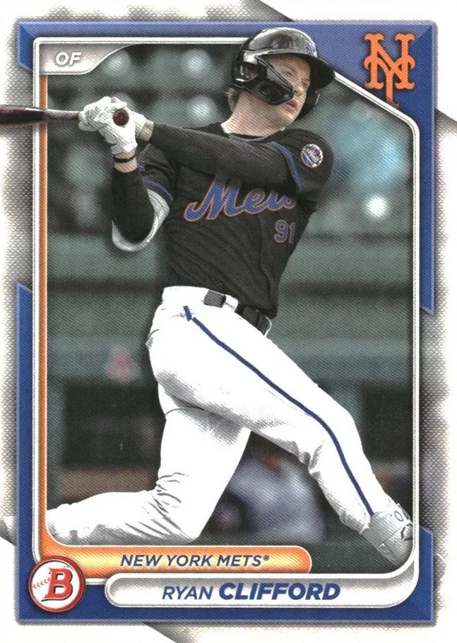 #BP-1 Ryan Clifford - New York Mets - 2024 Bowman - Prospects Baseball