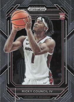 #1 Ricky Council IV - Arkansas Razorbacks - 2023 Panini Prizm Draft Picks Basketball