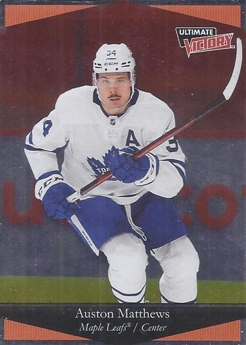 #UV-1 Auston Matthews - Toronto Maple Leafs - 2020-21 Upper Deck - Ultimate Victory Hockey