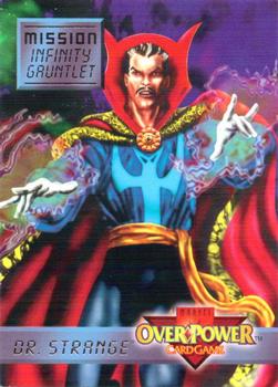#1 Dr. Strange - "The Mind" - 1997 Fleer Spider-Man - Marvel OverPower Mission Infinity Gauntlet