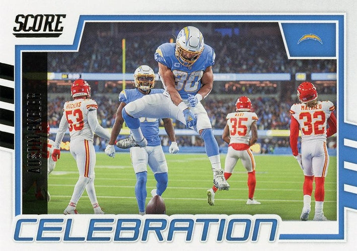 #C-AE Austin Ekeler - Los Angeles Chargers - 2022 Score - Celebration Football
