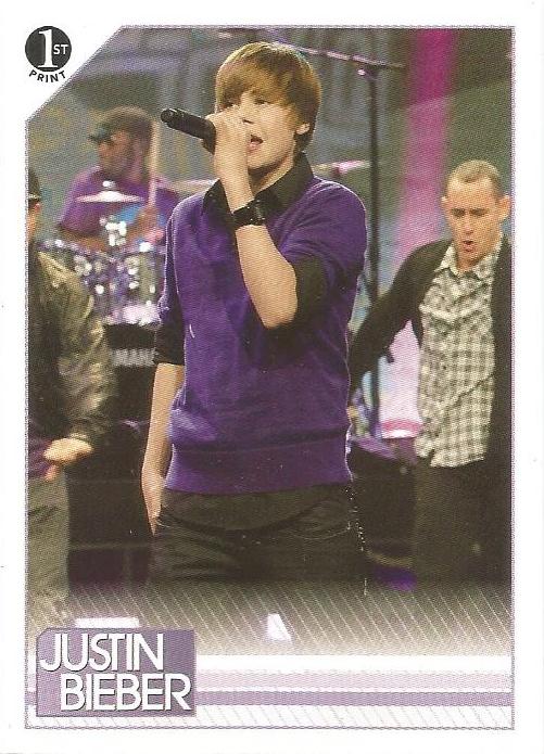 #1 On his April 1, 2010 The Tonight Show with Jay Leno - 2010 Panini Justin Bieber