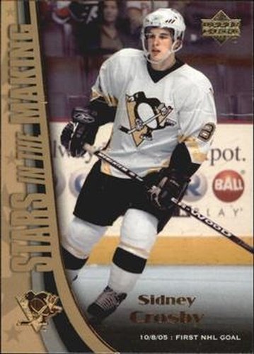 #SM1 Sidney Crosby - Pittsburgh Penguins - 2005-06 Upper Deck - Stars in the Making Hockey