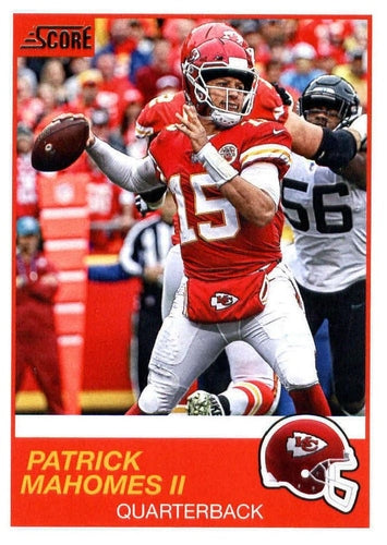 #1 Patrick Mahomes II - Kansas City Chiefs - 2019 Score Football