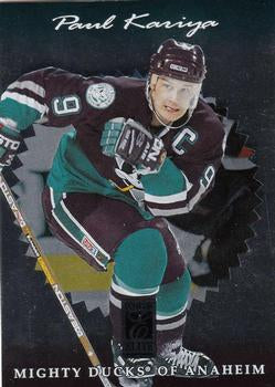 #1 Paul Kariya - Anaheim Mighty Ducks - 1996-97 Donruss Elite Hockey