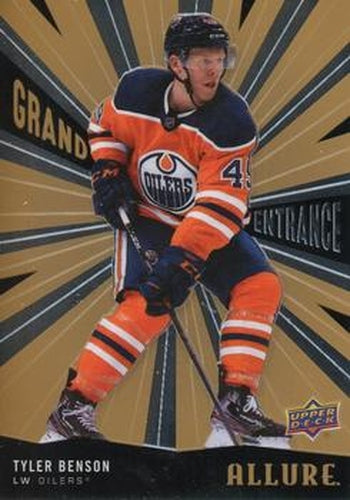 #GE-1 Tyler Benson - Edmonton Oilers - 2020-21 Upper Deck Allure - Grand Entrance Hockey