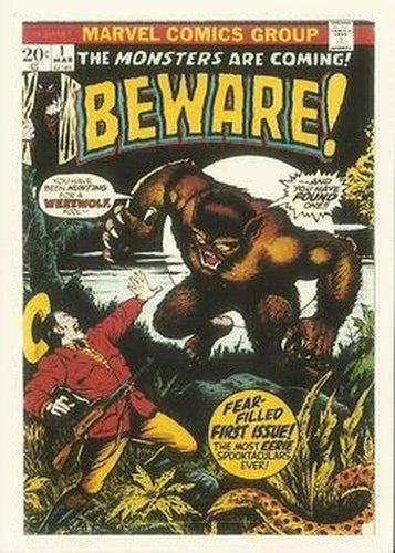 #1 Beware - 1991 Comic Images Marvel Comics First Covers II