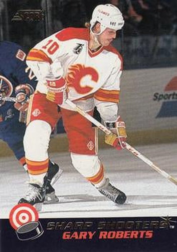 #1 Gary Roberts - Calgary Flames - 1992-93 Score Canadian - Sharp Shooters Hockey