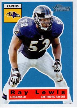 #1 Ray Lewis - Baltimore Ravens - 2001 Topps Heritage Football