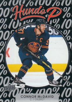 #HP-1 Connor McDavid - Edmonton Oilers - 2021-22 Upper Deck - Hundo P Hockey