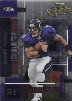 #1 Jamal Lewis - Baltimore Ravens - 2003 Playoff Absolute Memorabilia Football