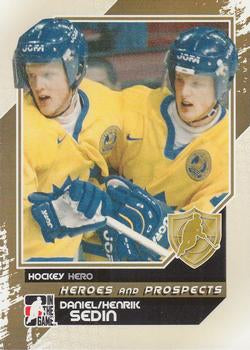 #1 Daniel Sedin / Henrik Sedin - Sweden - 2010-11 In The Game Heroes and Prospects Hockey