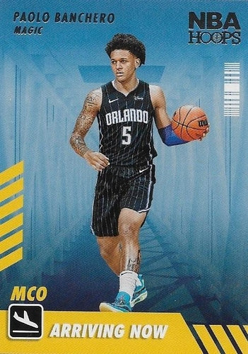 #1 Paolo Banchero - Orlando Magic - 2022-23 Hoops - Arriving Now Basketball