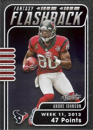 #FF-AJ Andre Johnson - Houston Texans - 2020 Panini Absolute - Fantasy Flashback Football
