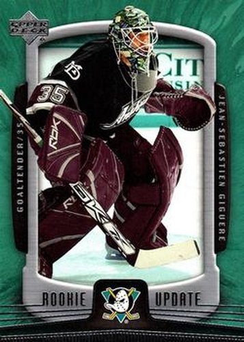 #1 Jean-Sebastien Giguere - Anaheim Mighty Ducks - 2005-06 Upper Deck Rookie Update Hockey