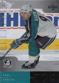 #1 Paul Kariya - Anaheim Mighty Ducks - 2000-01 Upper Deck Ice Hockey