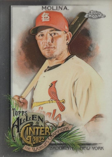#1 Yadier Molina - St. Louis Cardinals - 2022 Topps Allen & Ginter Chrome Baseball