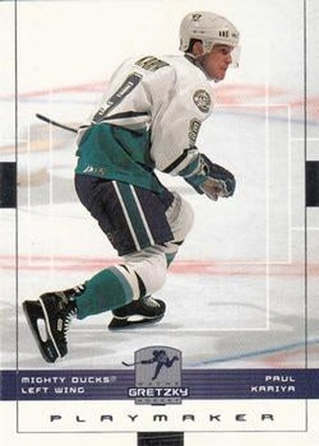 #1 Paul Kariya - Anaheim Mighty Ducks - 1999-00 Upper Deck Wayne Gretzky Hockey