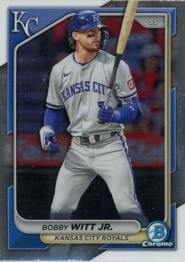#1 Bobby Witt Jr. - Kansas City Royals - 2024 Bowman Chrome Baseball