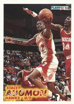 #1 Stacey Augmon - Atlanta Hawks - 1993-94 Fleer Basketball