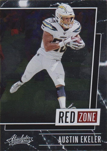 #NNO Austin Ekeler - Los Angeles Chargers - 2020 Panini Absolute - Red Zone Football