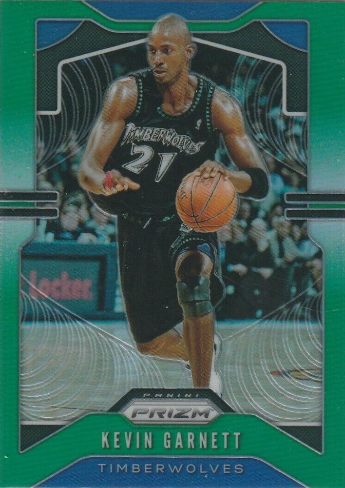 #1 Kevin Garnett - Minnesota Timberwolves - 2019-20 Panini Prizm - Prizms Green Basketball