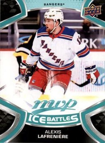 #1 Alexis Lafreniere - New York Rangers - 2021-22 Upper Deck MVP - Ice Battles Hockey
