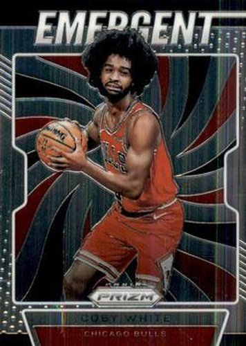 #1 Coby White - Chicago Bulls - 2019-20 Panini Prizm - Emergent Basketball