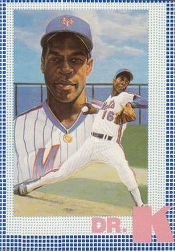 #1 Dwight Gooden - New York Mets - 1985 Renata Galasso Dwight Gooden Dr. K Baseball