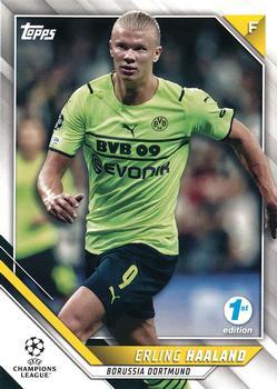 #1 Erling Haaland - Borussia Dortmund - 2021-22 Topps UEFA Champions League 1st Edition Soccer