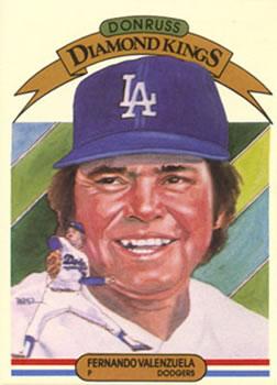 #1 Fernando Valenzuela - Los Angeles Dodgers - 1983 Donruss Baseball